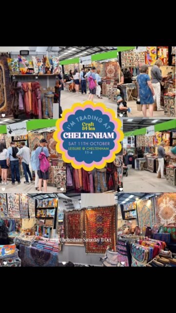 Cheltenham, we’re heading your way this weekend! ✨
Catch Kash Crafts UK this Saturday at the Craft & Flea market. We’ll be bringing our vibrant collection of handcrafted goods, including our signature hand-knotted silk and wool rugs, embroidered wall hangings, pashmina scarves, cushion covers, and our handmade leather and faux leather bags.
Whether you’re looking for a statement piece for your home or a unique everyday accessory, come by and explore the stall!
📍 Where: Leisure @ Cheltenham
🗓️ When: Saturday, 11th October
⏰ Time: 11 AM - 4 PM
See you there! 🧶🛍️
#KashCraftsUK #CraftAndFlea #CheltenhamEvents #HandmadeBags #SilkRugs HandcraftedTextiles ShopIndependent CheltenhamMakers