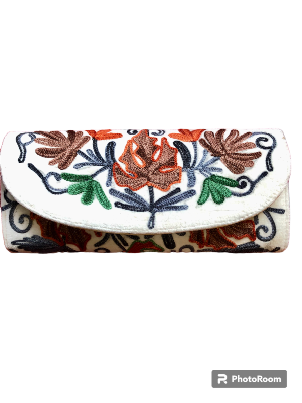 Embroidered Handmade Leather Wallet