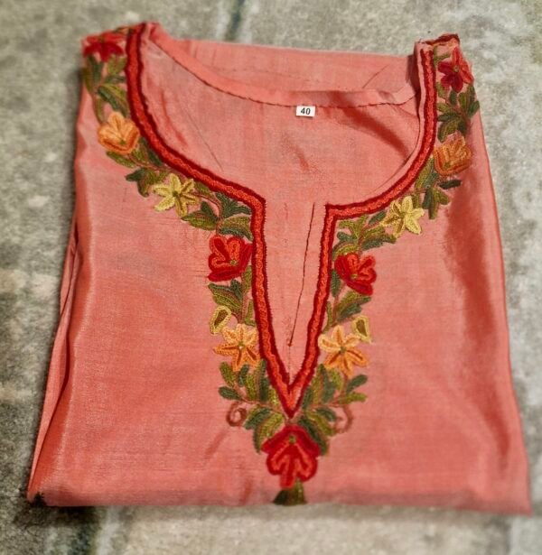 Hand Embroidered Silk Tops - Image 4