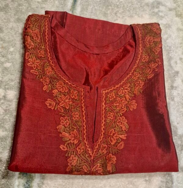 Hand Embroidered Silk Tops - Image 4