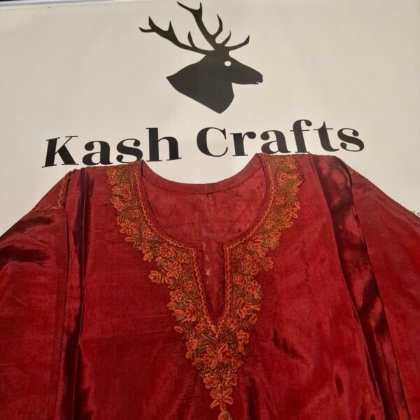 Hand Embroidered Silk Tops - Image 2