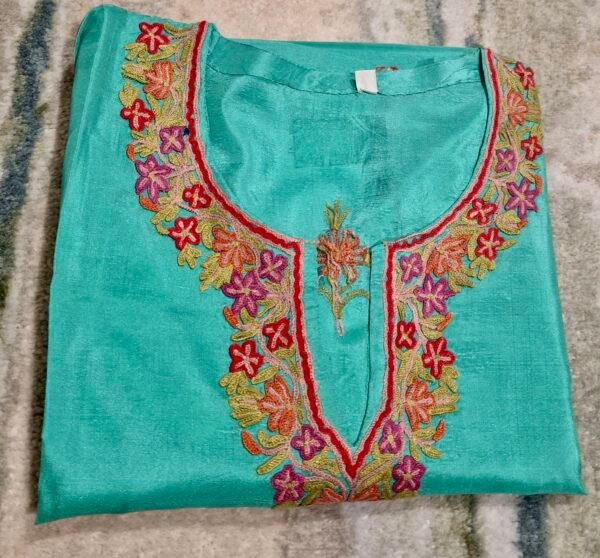 Hand Embroidered Silk Tops - Image 4