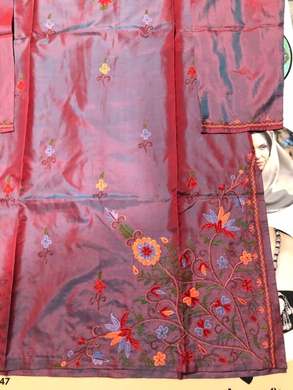 Hand Embroidered Silk Tops - Image 3