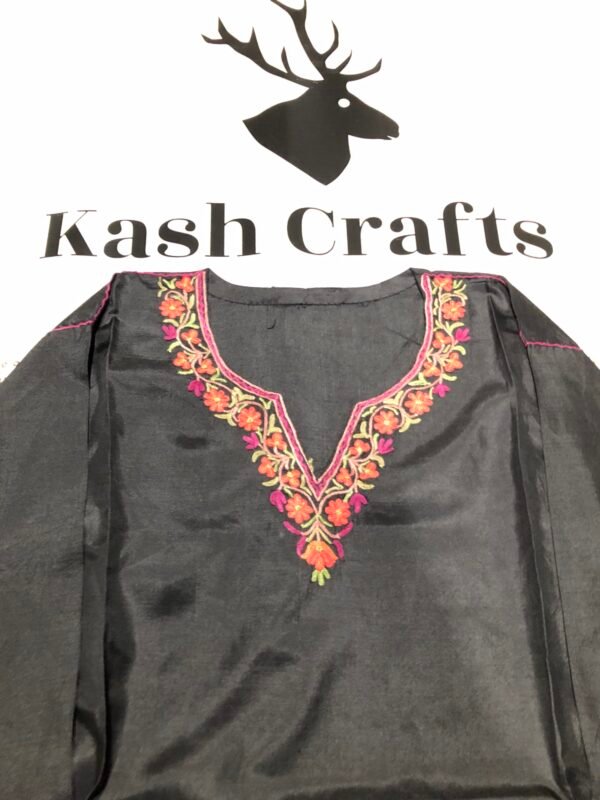 Hand Embroidered Silk Tops - Image 2