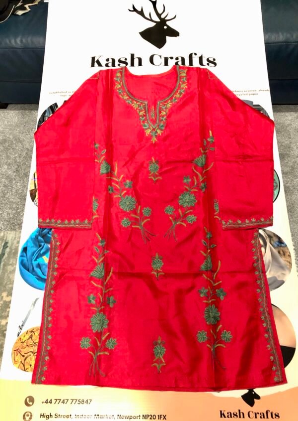 Hand Embroidered Silk Tops