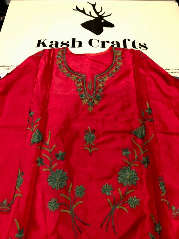 Hand Embroidered Silk Tops - Image 2