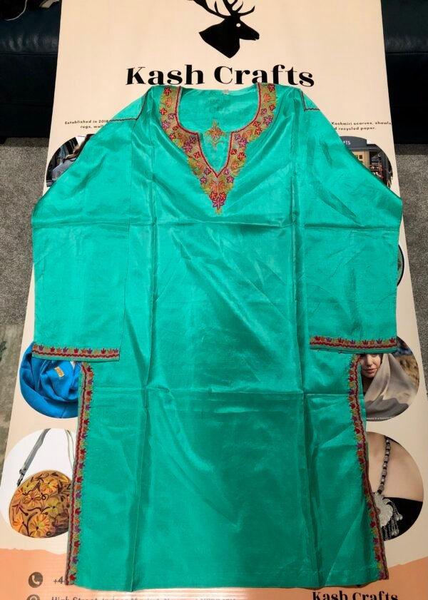 Hand Embroidered Silk Tops