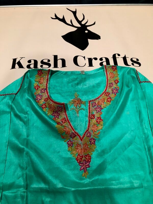 Hand Embroidered Silk Tops - Image 2