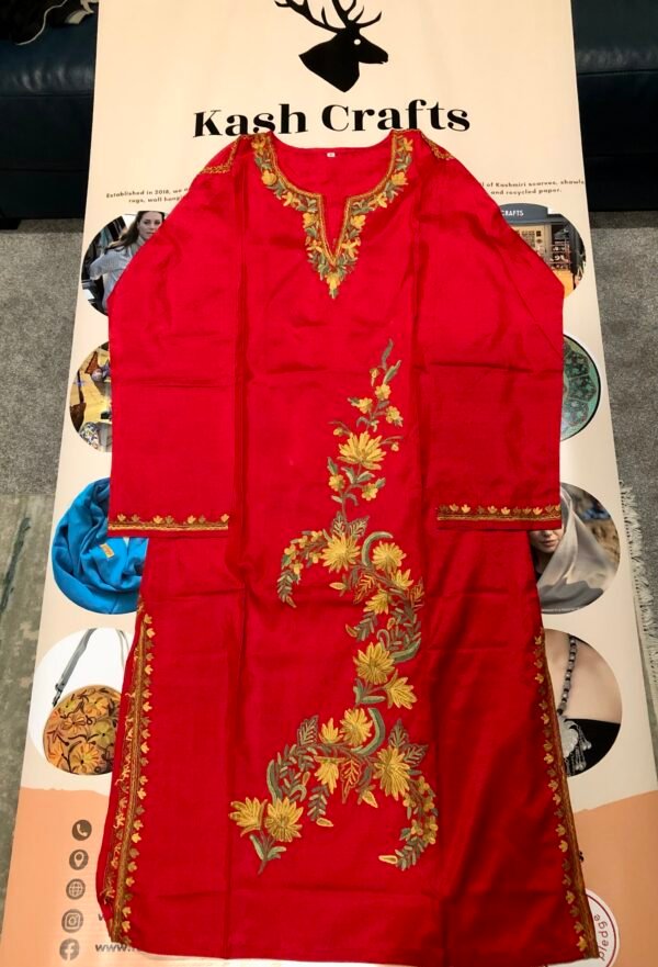 Hand Embroidered Silk Tops