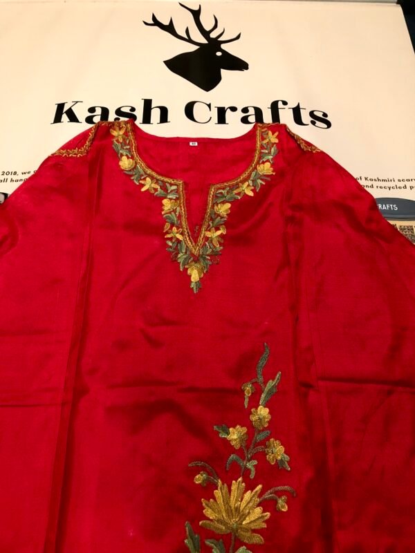Hand Embroidered Silk Tops - Image 2