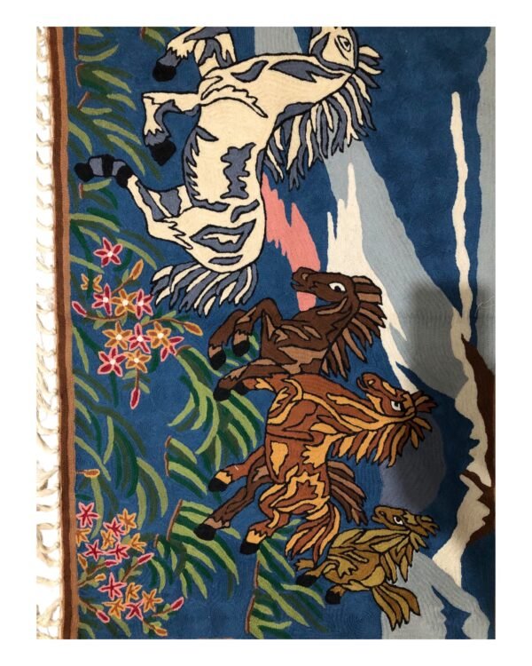 Handmade Crewel Wall Hanging Copy - Image 2