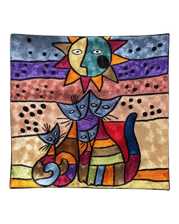 Silk Handmade  Cushion Cover