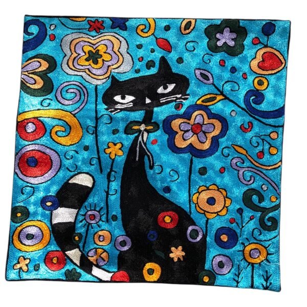 Silk Handmade  Cushion Cover