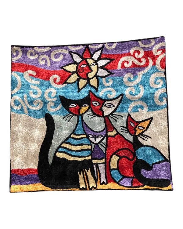 Silk Handmade  Cushion Cover