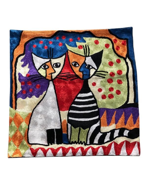 Silk Handmade  Cushion Cover