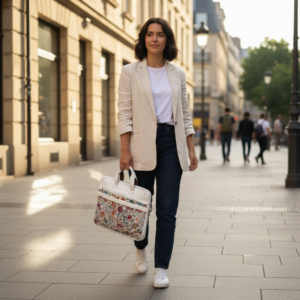 Handmade Kalamkari Laptop Bag