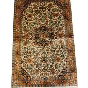 Autumn Bloom Silk Rug