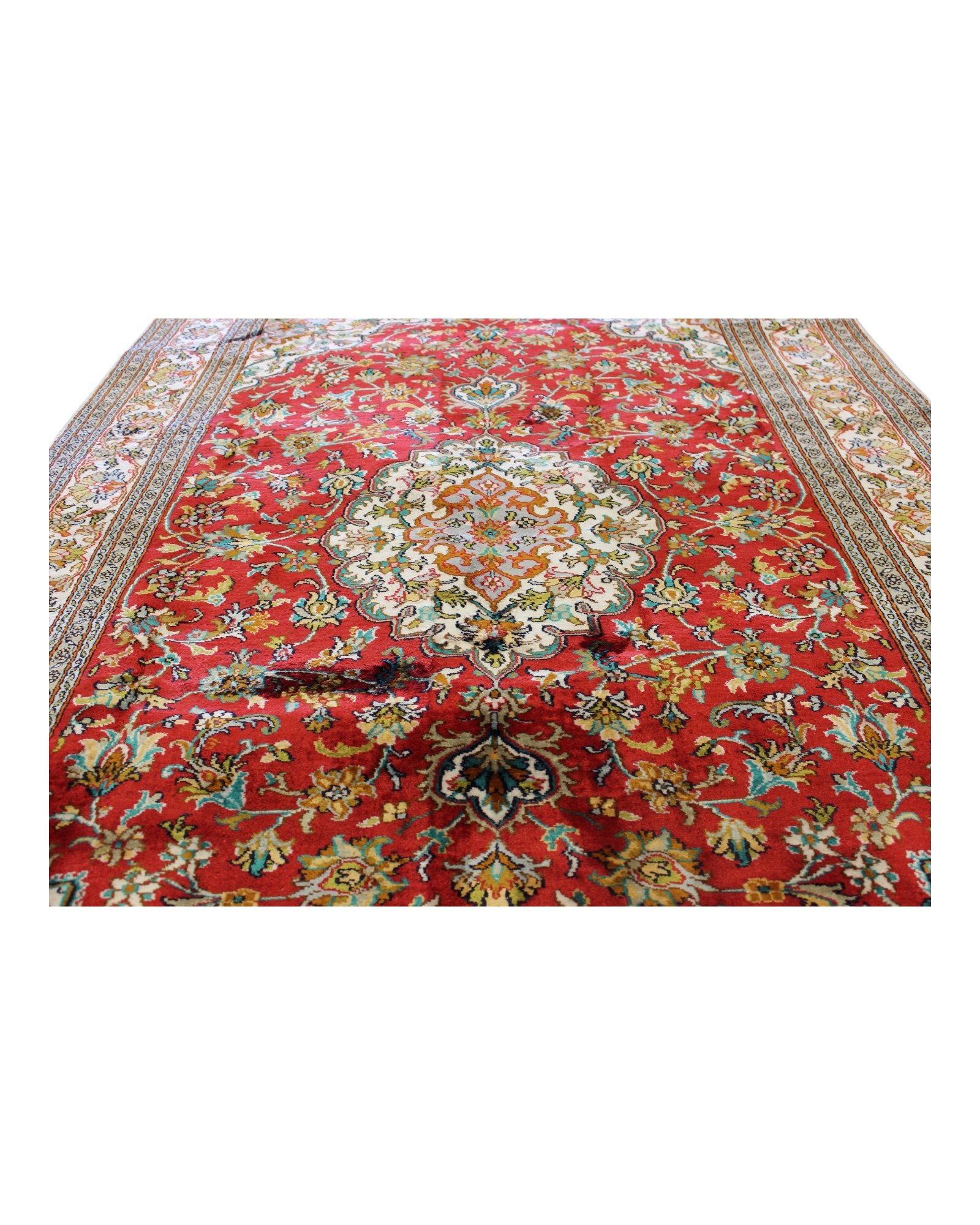 “The Crimson Herati: A Kashmiri Ode to Persian Grace” - Image 4