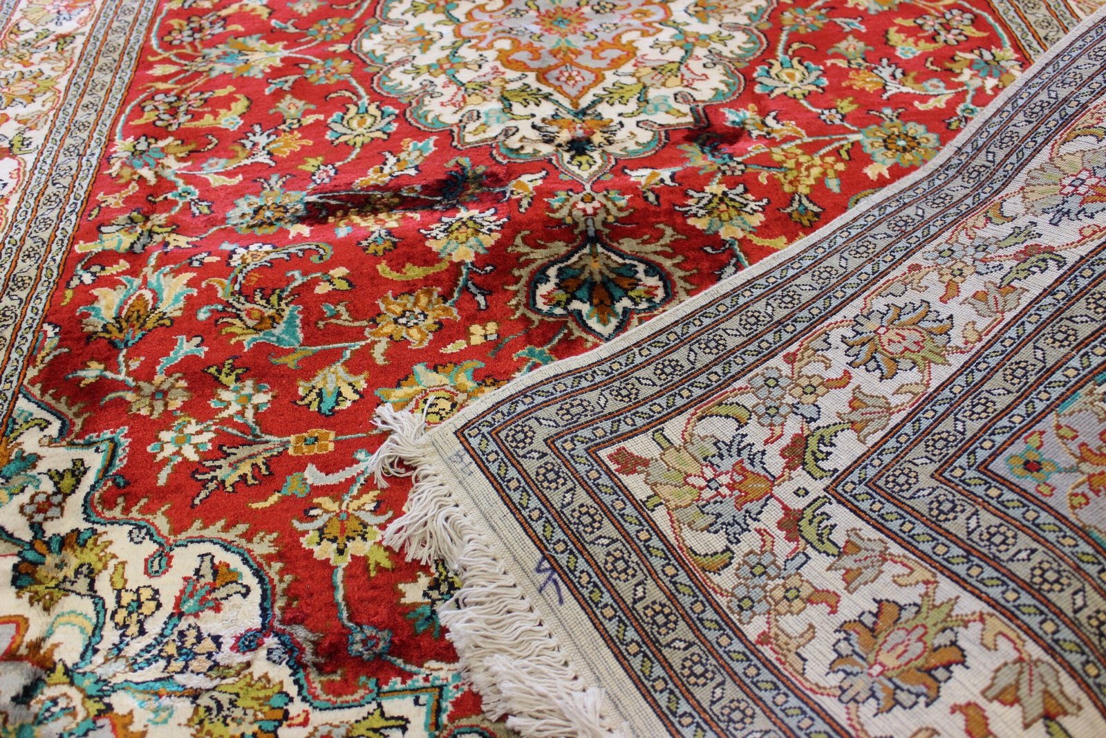 “The Crimson Herati: A Kashmiri Ode to Persian Grace” - Image 5