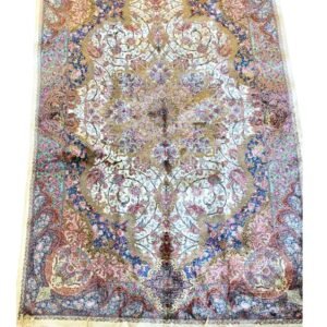 Imperial Bloom – Persian Silk Rug (183cm x 122cm)