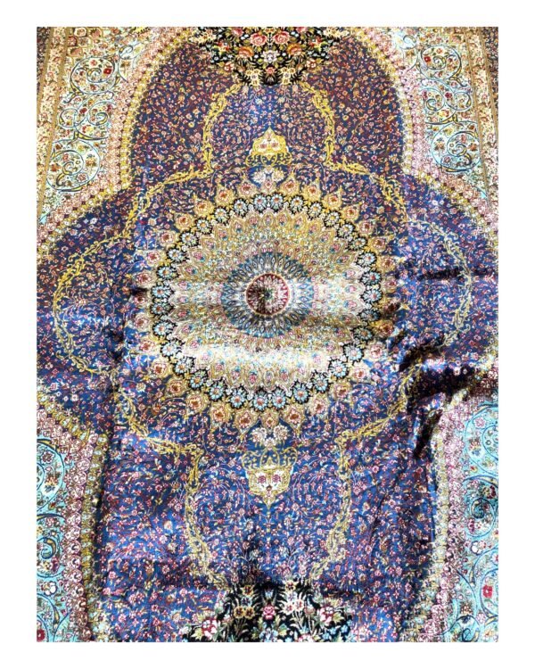 Royal Mirage – Persian Silk Rug (6ft x 4ft / 183cm x 122cm) - Image 2