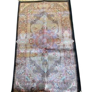 Echoes of Isfahan – Persian Silk Rug (5ft x 3ft / 152cm x 91cm)