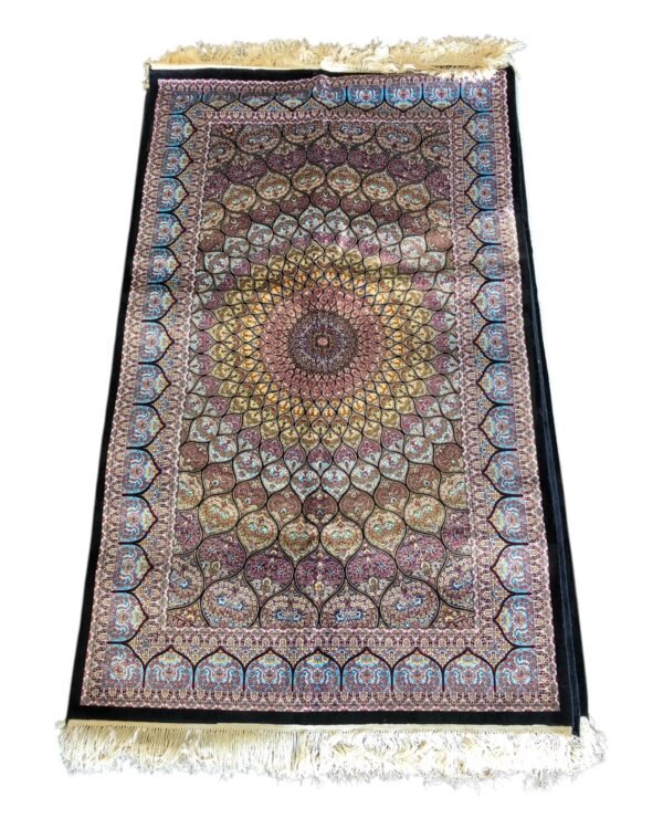 Regal Eclipse – Persian Silk Rug (5ft x 3ft / 152cm x 91cm) - Image 3