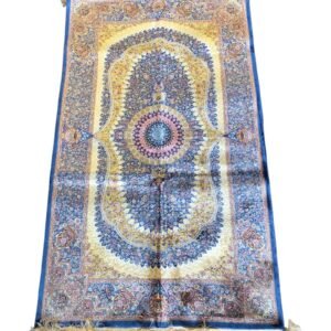 Garden of Light – Persian Silk Rug (5ft x 3ft / 152cm x 91cm)