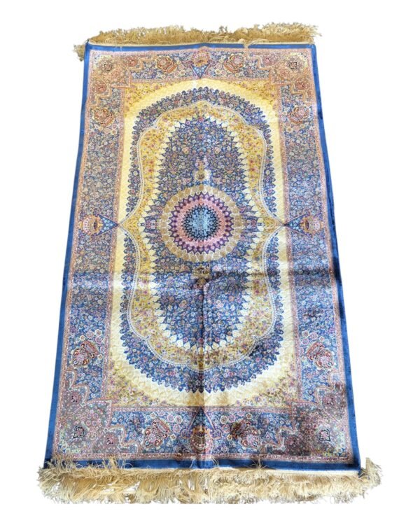 Garden of Light – Persian Silk Rug (5ft x 3ft / 152cm x 91cm)