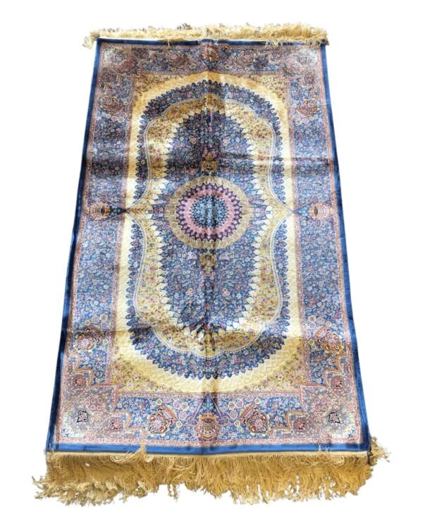 Garden of Light – Persian Silk Rug (5ft x 3ft / 152cm x 91cm) - Image 3