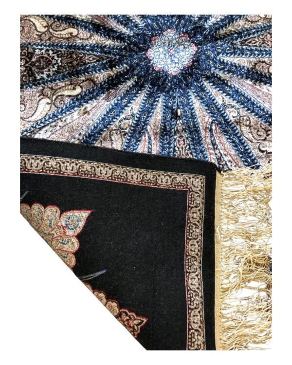 Starlit Petals – Persian Silk Rug (2ft x 3ft / 61cm x 91cm) - Image 4