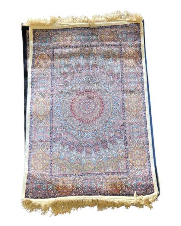 Kaleidoscope of Kerman – Persian Silk Rug (2ft x 3ft / 61cm x 91cm)