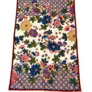 Garden of Threads: Artisan Chain Stitch Tapestry 6ft X 4ft