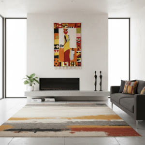 Mother of the Earth – African Maternity Art Inspired Handmade Wall Hanging